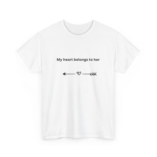 Heart Belongs to Her Tee (left)