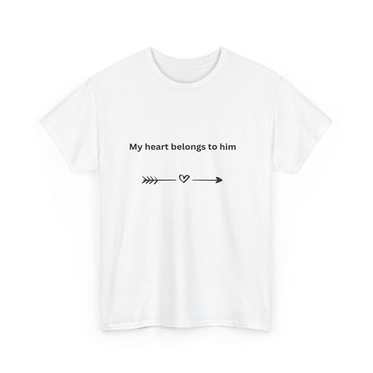 Heart Belongs to Him Tee (right)