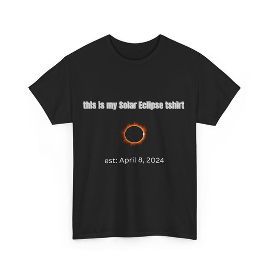 Unisex Solar Eclipse Cotton Tee